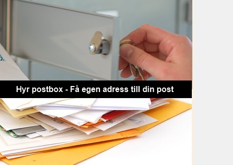 Hyr postbox i Sverige!